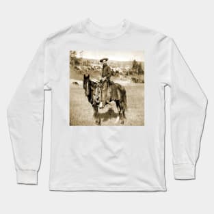 Vintage Cowboy Long Sleeve T-Shirt